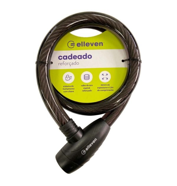 CADEADO 120CM X 25MM C/CHAVE ELLEV - Image 2