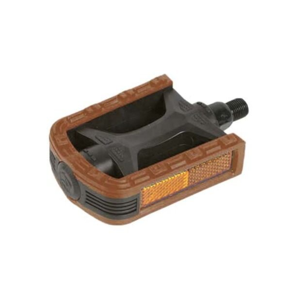 PEDAL MTB BICOLOR EXP SUE PR/MARROM