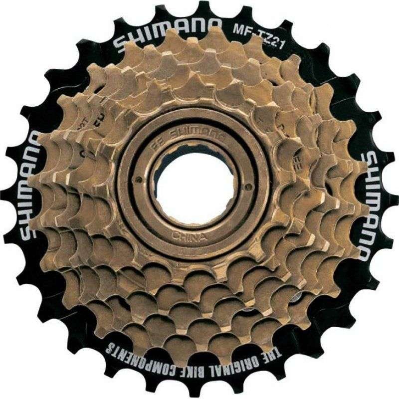 RODA LIVRE SHIMANO 7M INDEX 14/28D DOURAD ULT PT