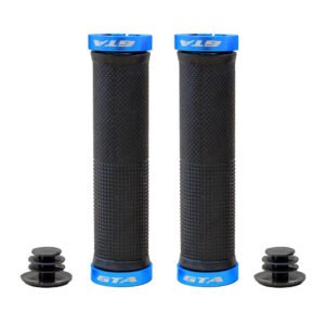 MANOPLA 130MM RIDER TPR PRETO/AZUL