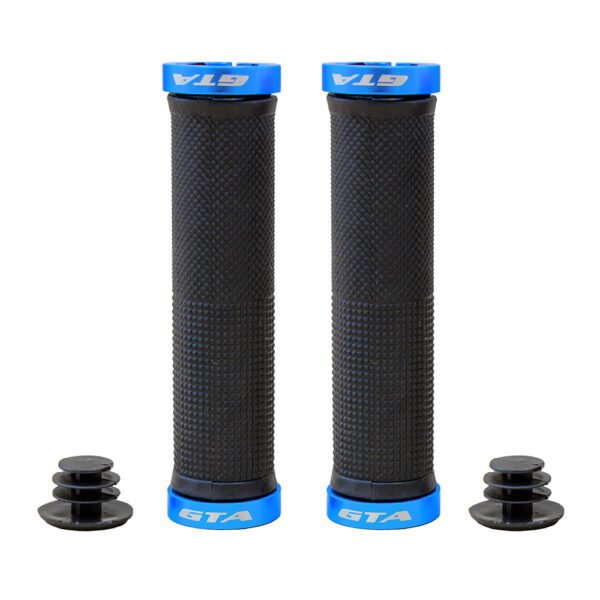 MANOPLA 130MM RIDER TPR PRETO/AZUL