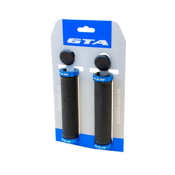MANOPLA 130MM RIDER TPR PRETO/AZUL - Image 2