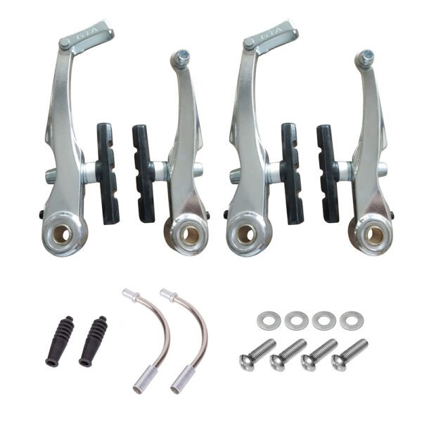 Kit Freio V-Brake Alumínio Polido 04 Peças - GTA
