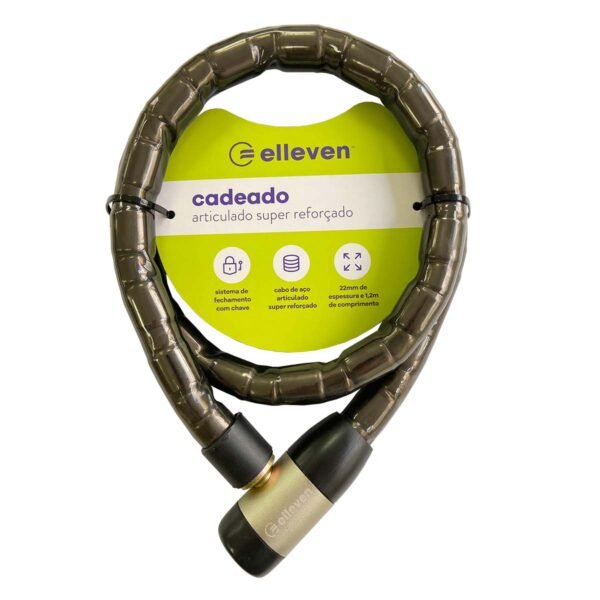 CADEADO 1,2M 22MM REFORC ELLEVEN - Image 2
