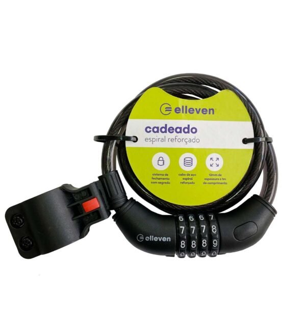 CADEADO 1M ESPIRAL C/SEGREDO ELLEV