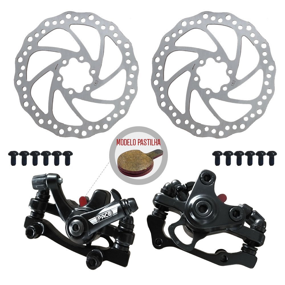 FREIO DISC MEC 160MM PTO D+TR DB01