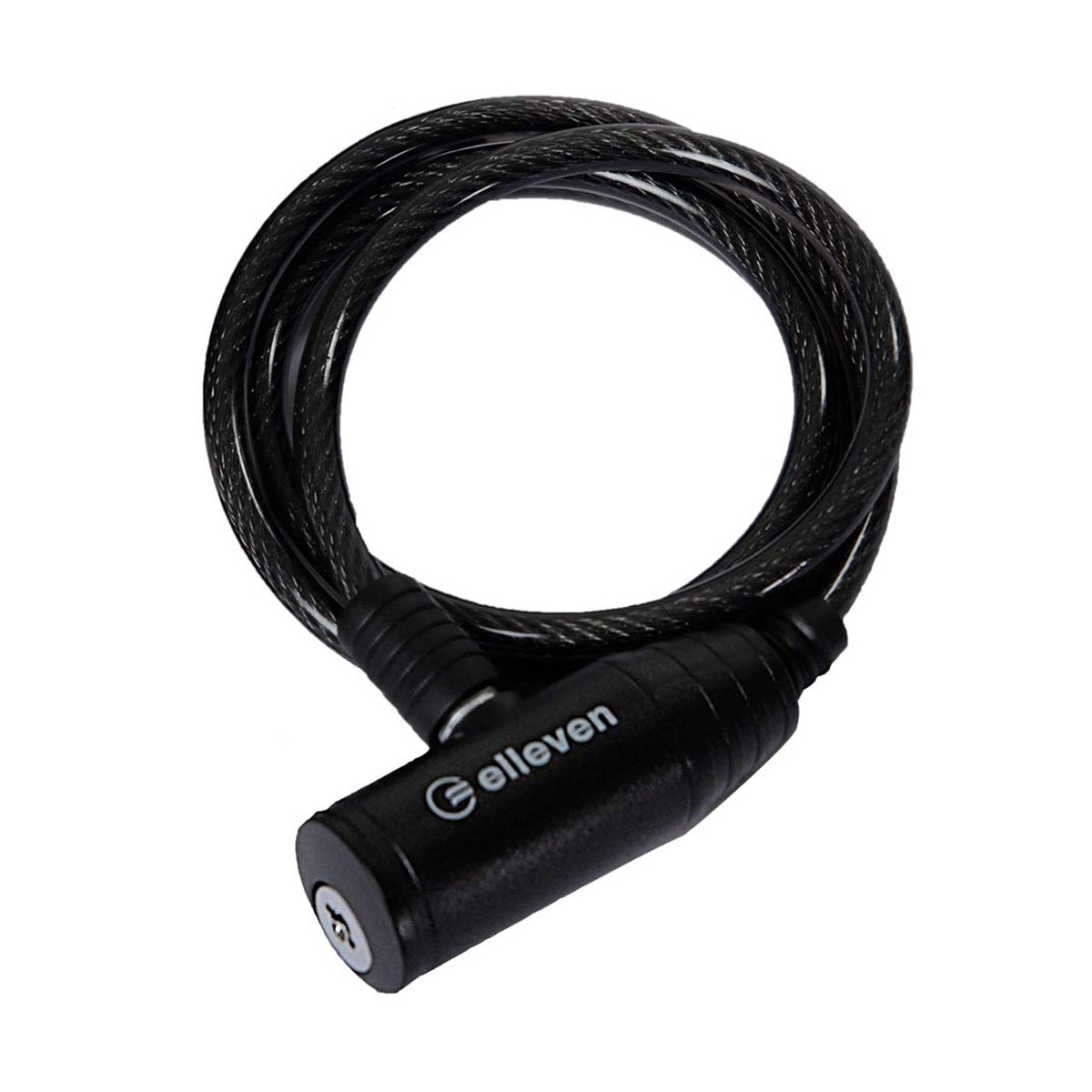 Cadeado Espiral Elleven 1m x 6mm Preto - Elleven