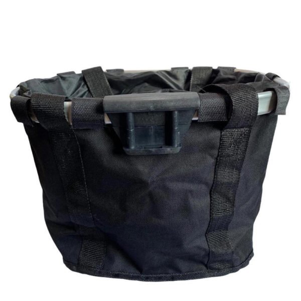 Cesta de Tecido Preta com Suporte de Engate Rápido - GTS - Image 3
