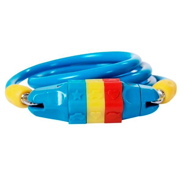 Cadeado Espiral Infantil Azul 120cm x 8mm - Elleven - Image 2