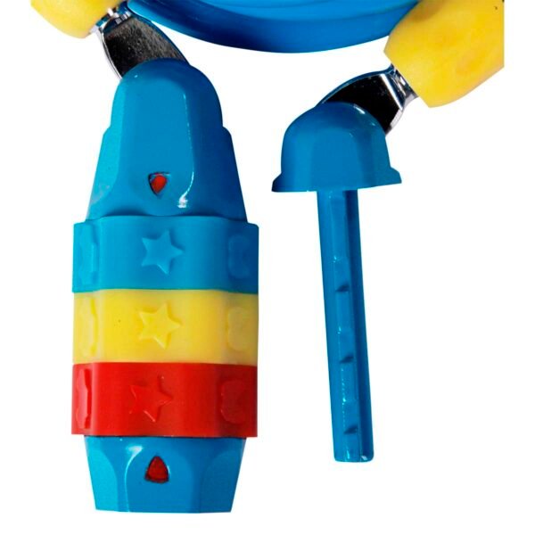 Cadeado Espiral Infantil Azul 120cm x 8mm - Elleven - Image 3
