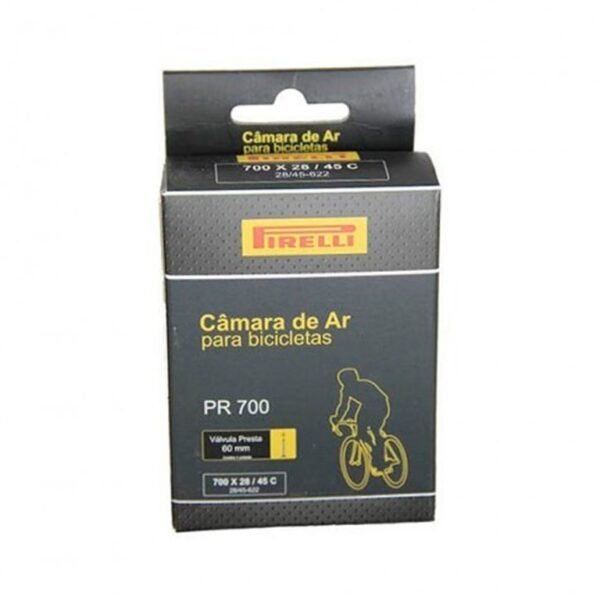 Câmara de Ar 700x28/45C Pirelli - Válvula Presta 60mm - Image 2